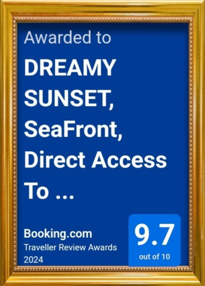 洛斯克里斯蒂亚诺斯Luxory Dreamy Sunset, Seafront, Direct Access To The Promenade,Wifi,Pool,Free Parking公寓 外观 照片