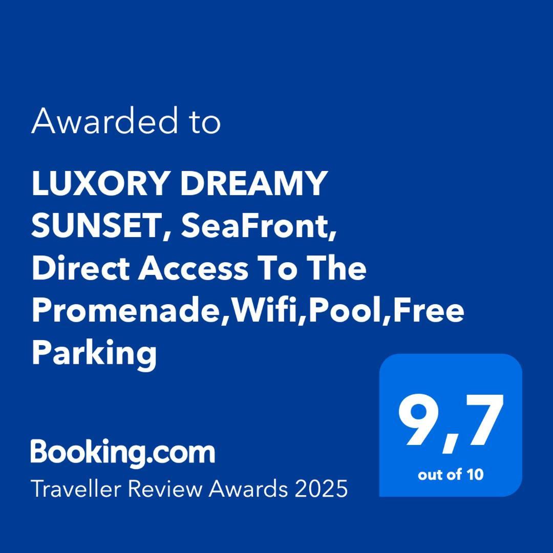 洛斯克里斯蒂亚诺斯Luxory Dreamy Sunset, Seafront, Direct Access To The Promenade,Wifi,Pool,Free Parking公寓 外观 照片